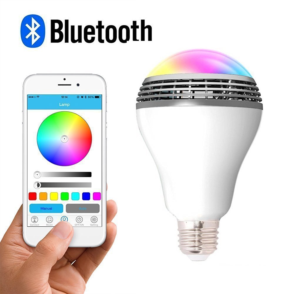 SmartGlow Home LED Bulb with Speakers